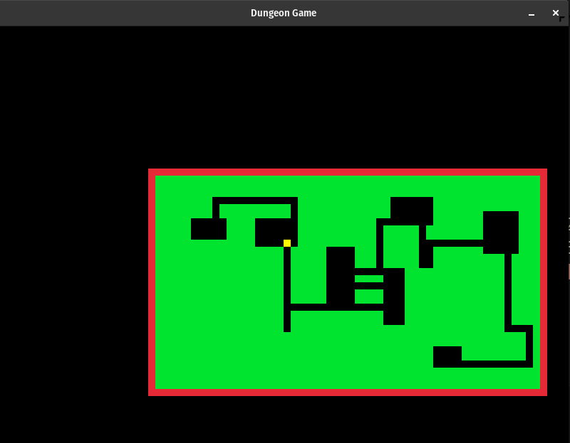 Dungeon image, with proper corridors and rooms