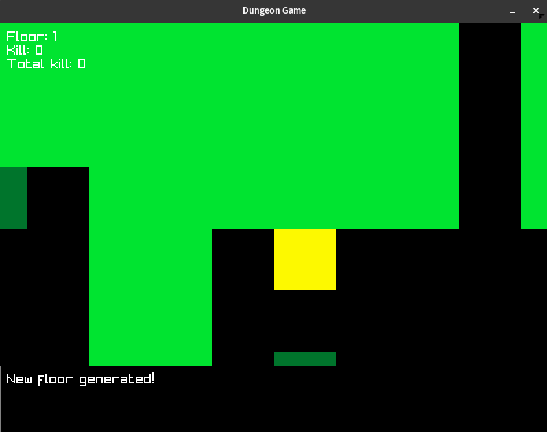 Dungeon with HUD